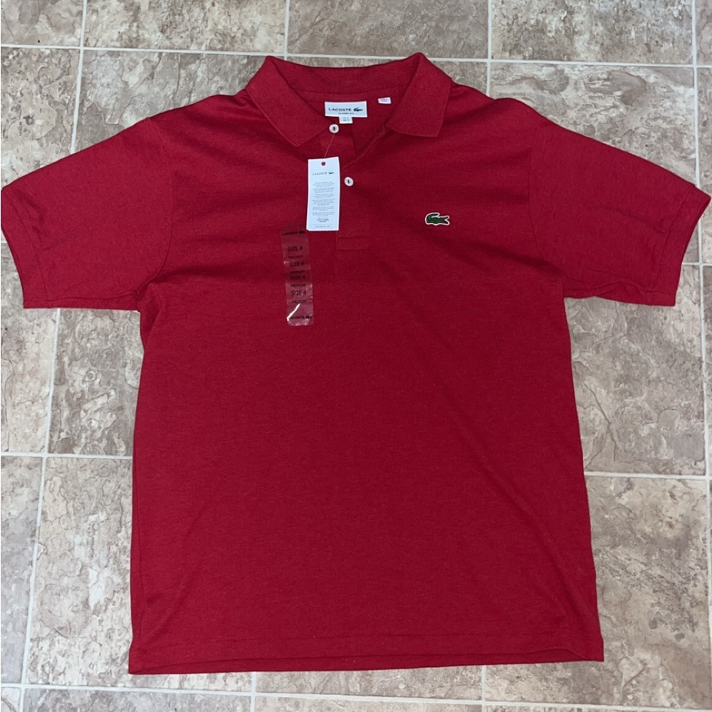 Lacoste Men's Polo in Rich Red